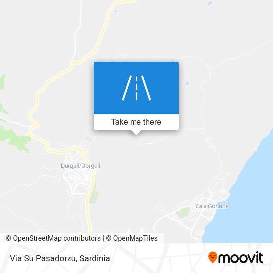 Via Su Pasadorzu map
