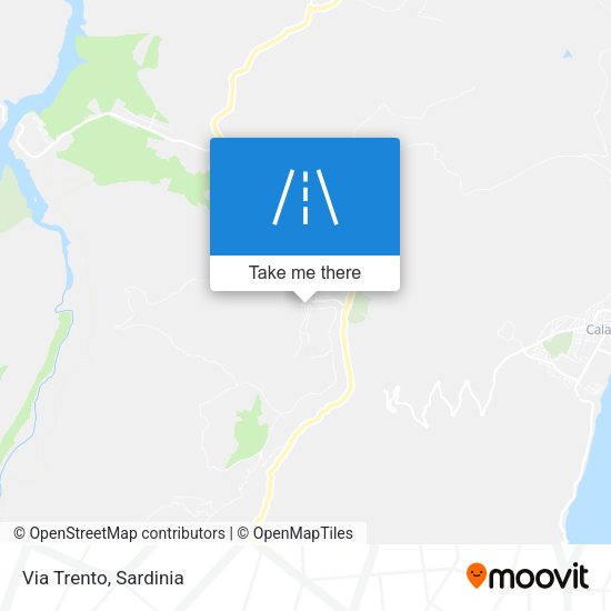 Via Trento map