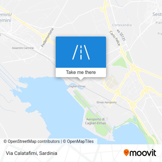 Via Calatafimi map
