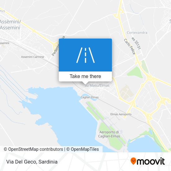 Via Del Geco map