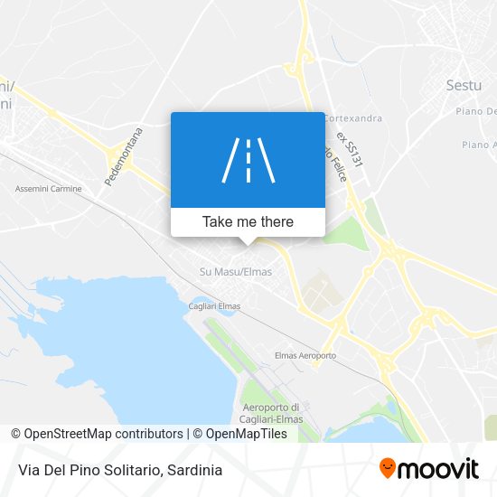 Via Del Pino Solitario map