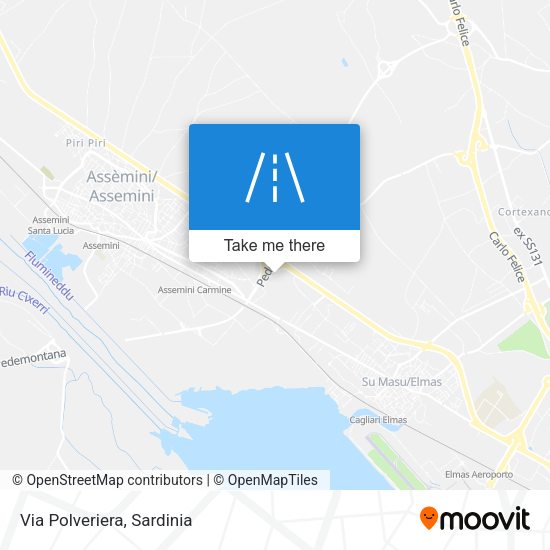 Via Polveriera map
