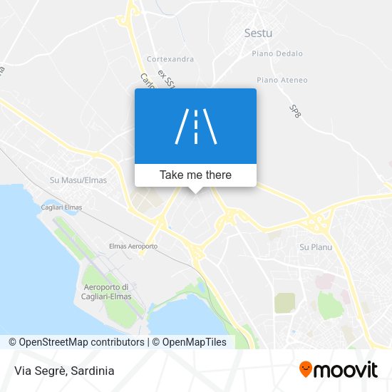 Via Segrè map