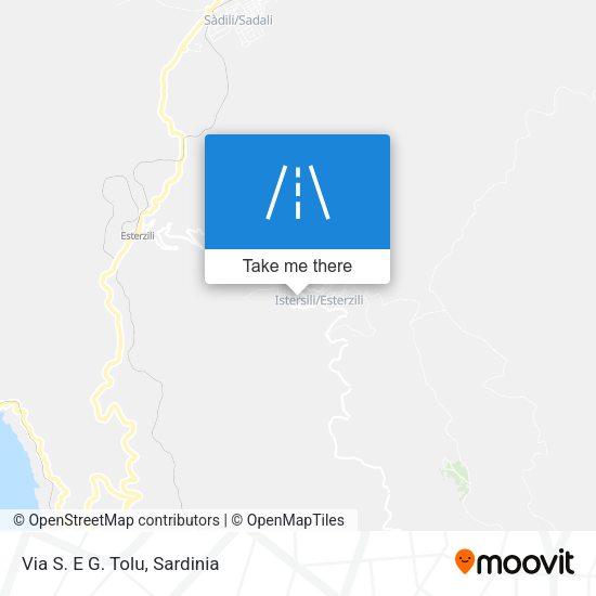 Via S. E G. Tolu map