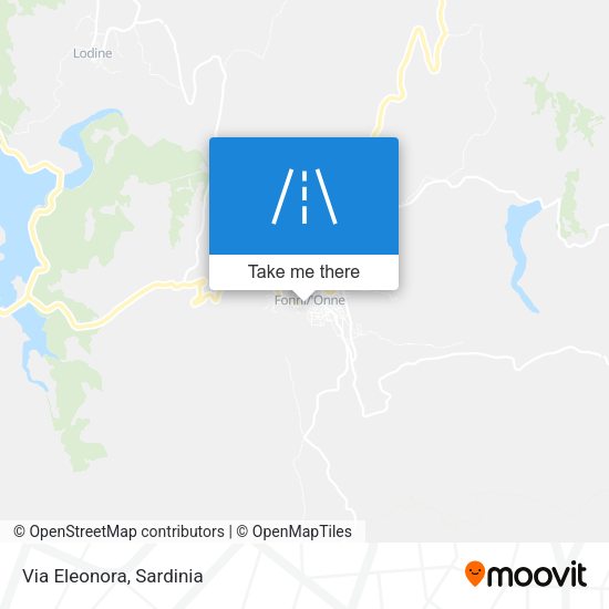 Via Eleonora map