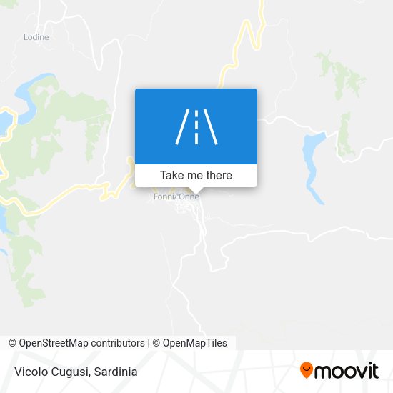 Vicolo Cugusi map