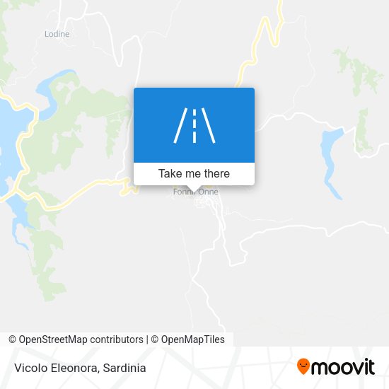 Vicolo Eleonora map