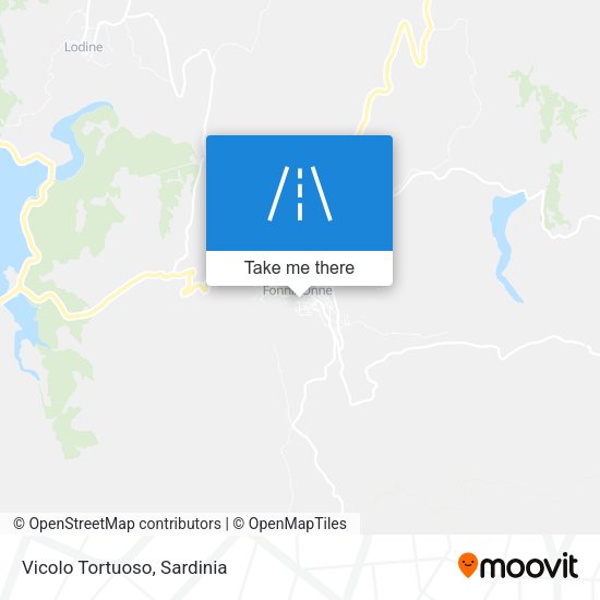 Vicolo Tortuoso map