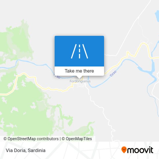 Via Doria map