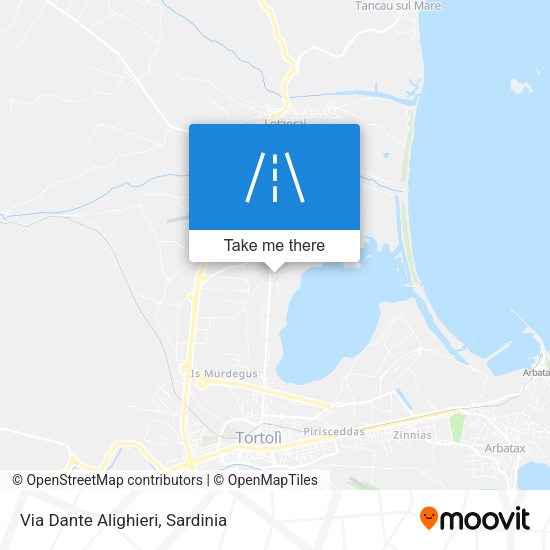 Via Dante Alighieri map
