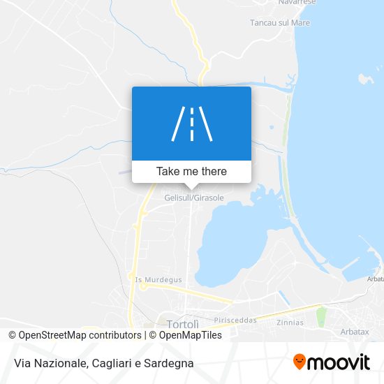 Via Nazionale map