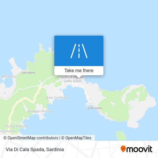 Via Di Cala Spada map