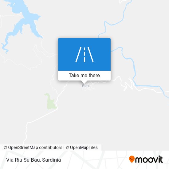 Via Riu Su Bau map