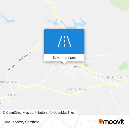 Via Isonzo map