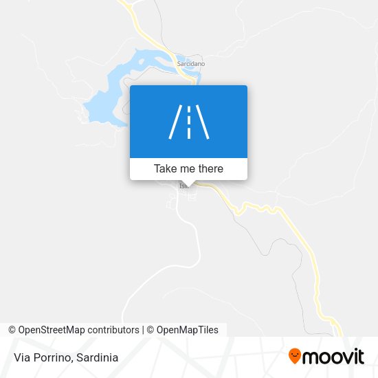 Via Porrino map