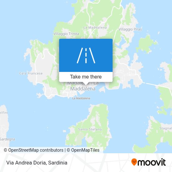 Via Andrea Doria map