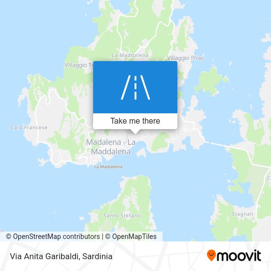 Via Anita Garibaldi map
