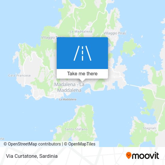 Via Curtatone map