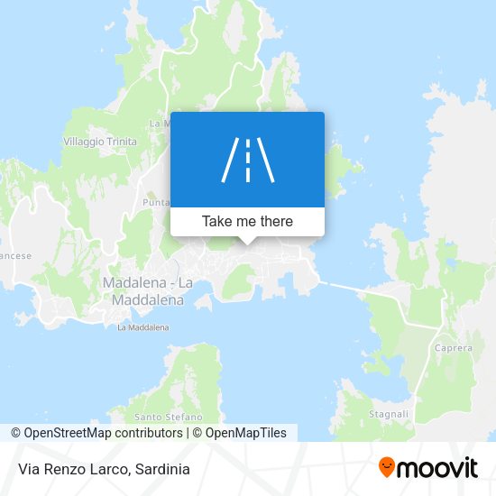Via Renzo Larco map