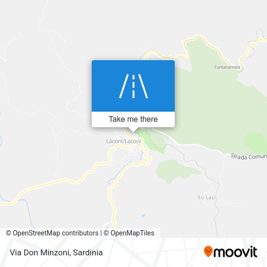 Via Don Minzoni map