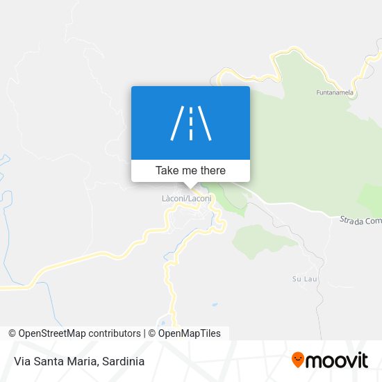Via Santa Maria map