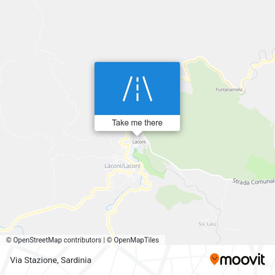 Via Stazione map