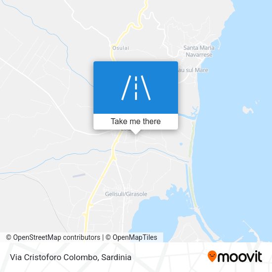 Via Cristoforo Colombo map