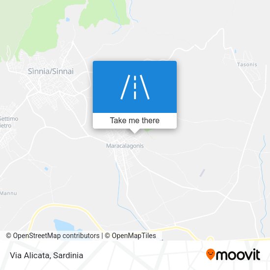 Via Alicata map