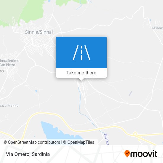 Via Omero map