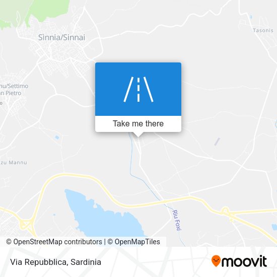Via Repubblica map