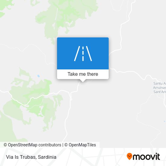 Via Is Trubas map