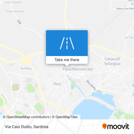 Via Caio Duilio map