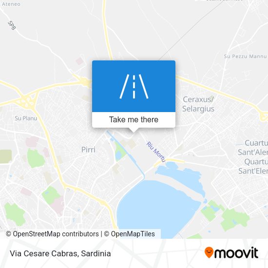 Via Cesare Cabras map