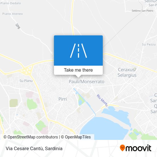 Via Cesare Cantù map