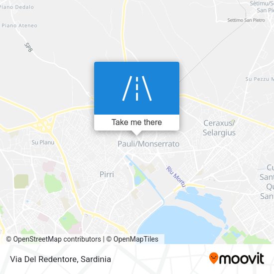 Via Del Redentore map