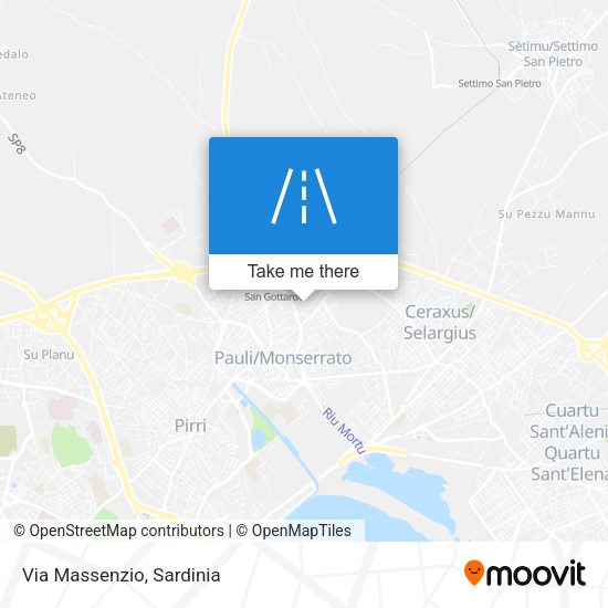 Via Massenzio map