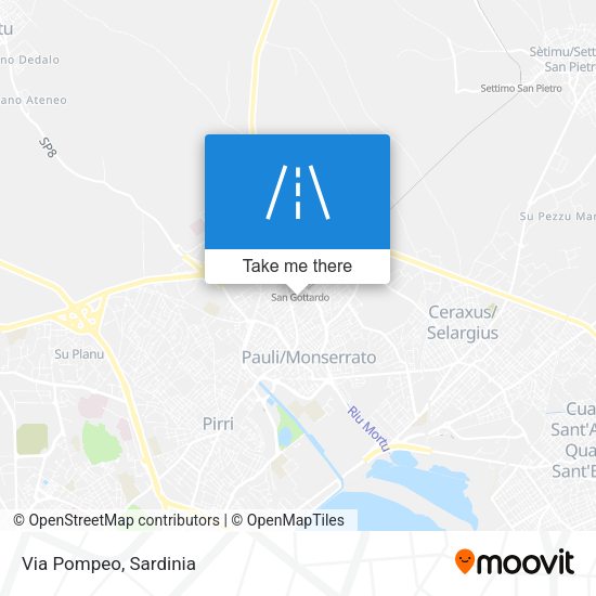 Via Pompeo map