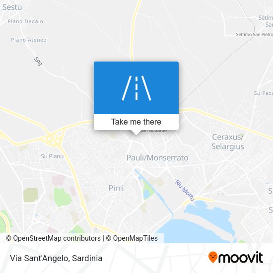 Via Sant'Angelo map
