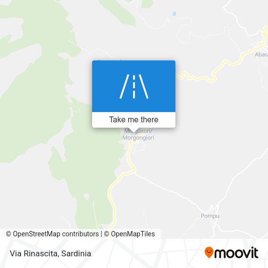 Via Rinascita map