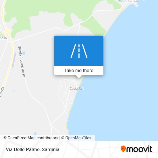 Via Delle Palme map