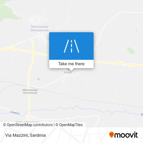 Via Mazzini map
