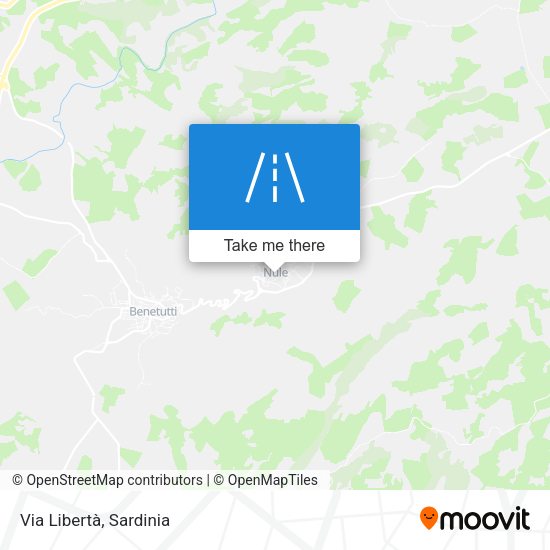 Via Libertà map