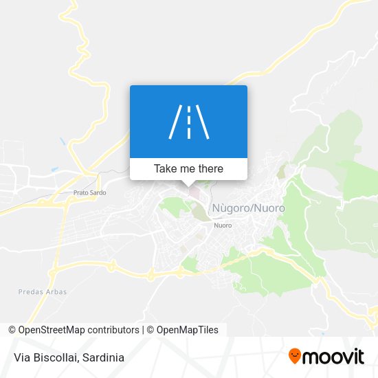 Via Biscollai map