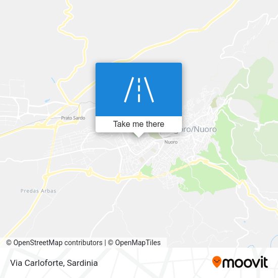 Via Carloforte map