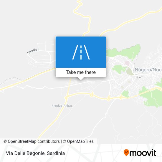 Via Delle Begonie map