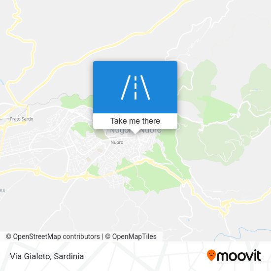 Via Gialeto map