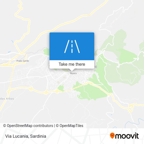 Via Lucania map