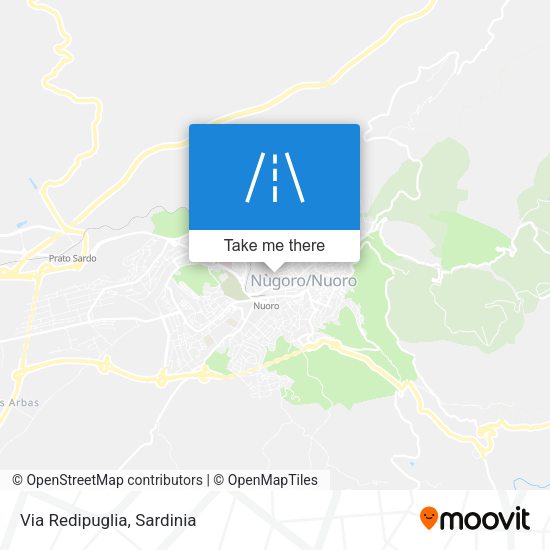 Via Redipuglia map