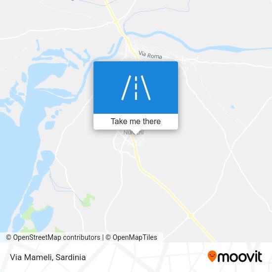 Via Mameli map