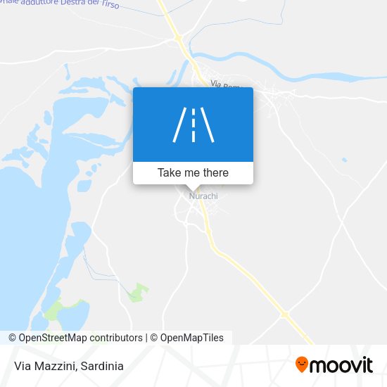 Via Mazzini map